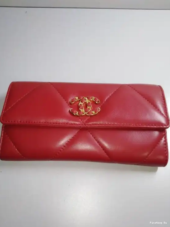 First Bag Ru CHANEL WALLET 19 LONG FLAP 0627
